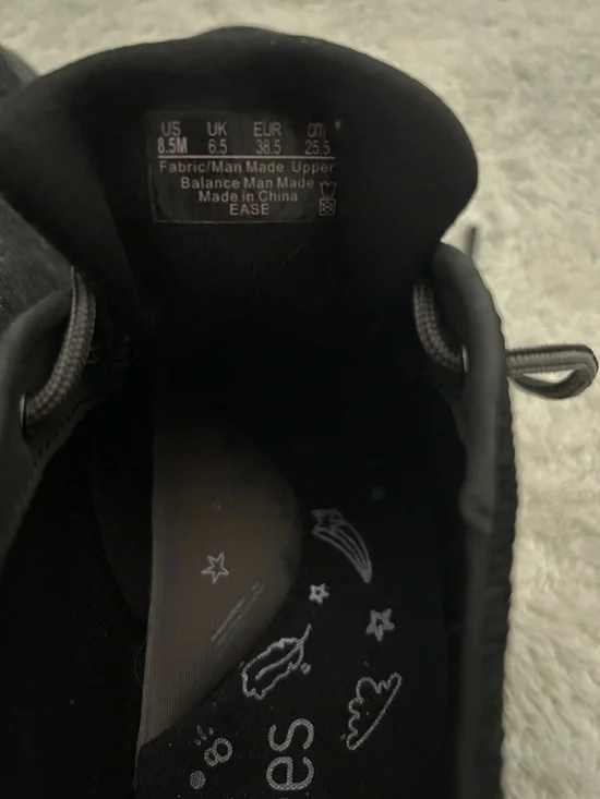 Bzees Women's Black Knit Lace-Up Ankle Booties - Picture 2 of 5